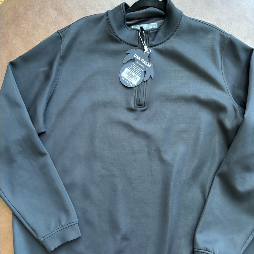 USA Palm Men’s Infinity 1/4 Zip Golf Size 2XL NWT